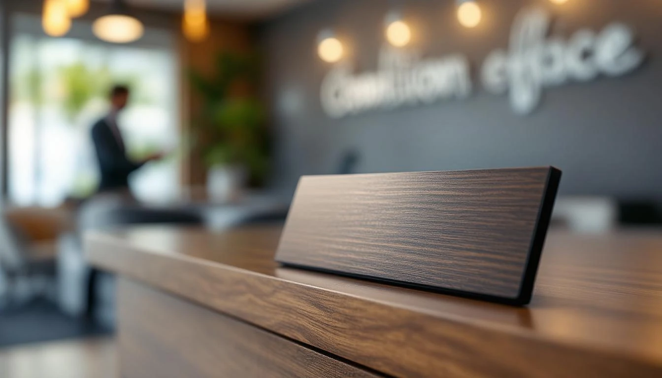 Plaques d'entreprise et signalétique : une communication harmonieuse